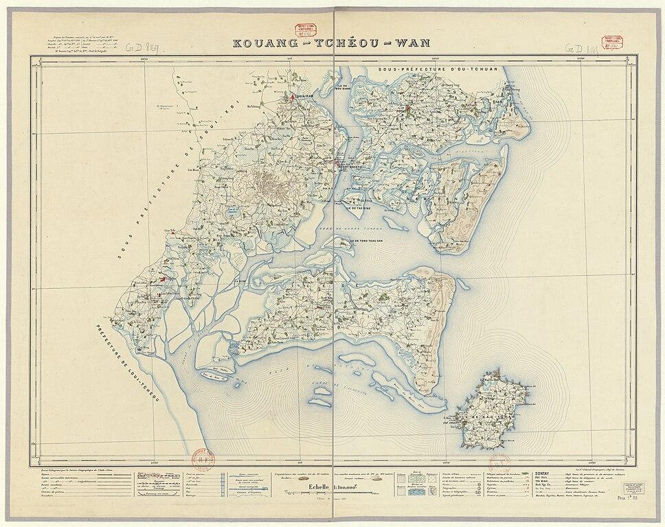 Kouang-Tchéou-Wan 地图